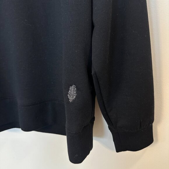 FREE PEOPLE Snuggle Up Sweatshirt in Black Size Small - Picture 5 of 8